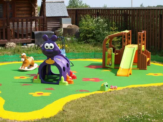 Обустройство детской площадки на даче - рекомендации