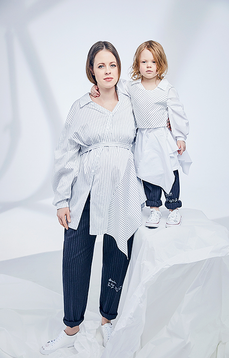 Семейные ценности: сестра Веры Брежневой с дочерью в лукбуке осенне-зимней коллекции RUBAN