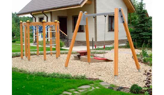 Обустройство детской площадки на даче - рекомендации