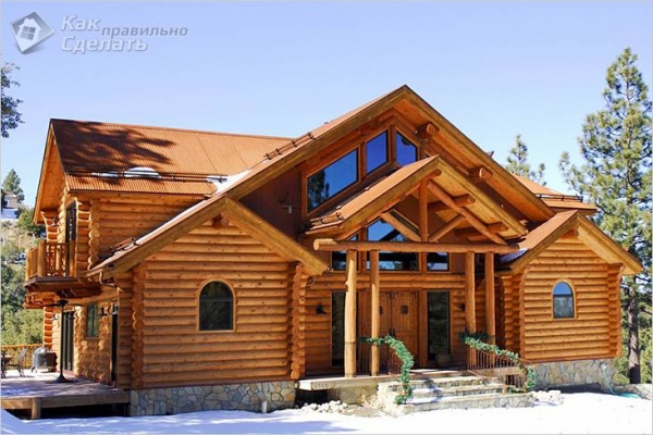 Photo of Дом из бревна своими руками — как построить деревянный дом