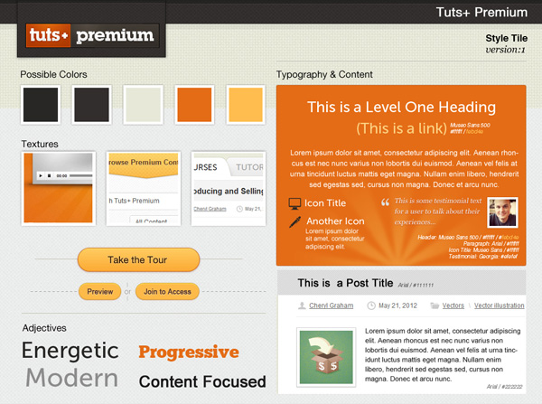 Style Tiles: альтернатива полному макету сайта для веб дизайнера