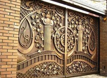 Photo of Добротные кованые ворота и калитки – надежность, безупречный стиль и долговечность