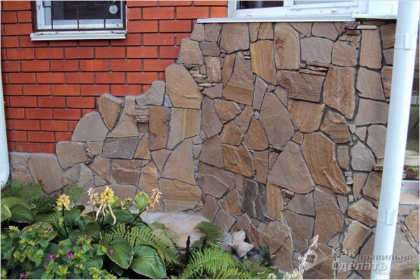 Photo of Облицовка фасада натуральным камнем — технология облицовки