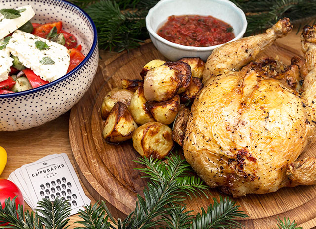 Photo of Рождественское блюдо: курица с орехами и травами