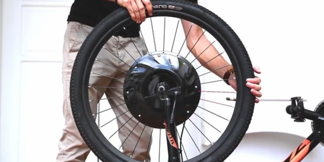 Photo of Колёса UrbanX превращают любой велосипед в электрический