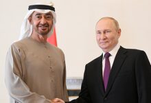 Photo of Путин проведет переговоры с президентом ОАЭ